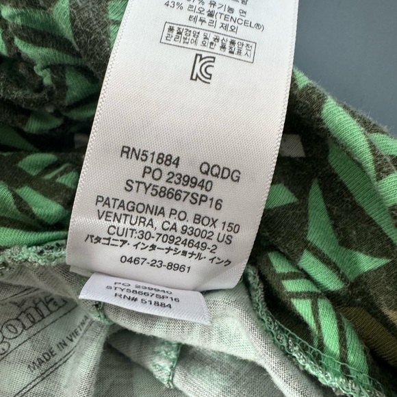 Patagonia Green Halter Neck Dress Size Medium - Picture 8 of 10